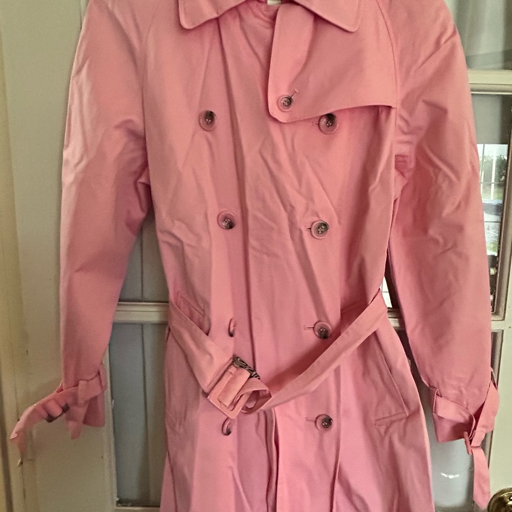 Pink Trench Coat